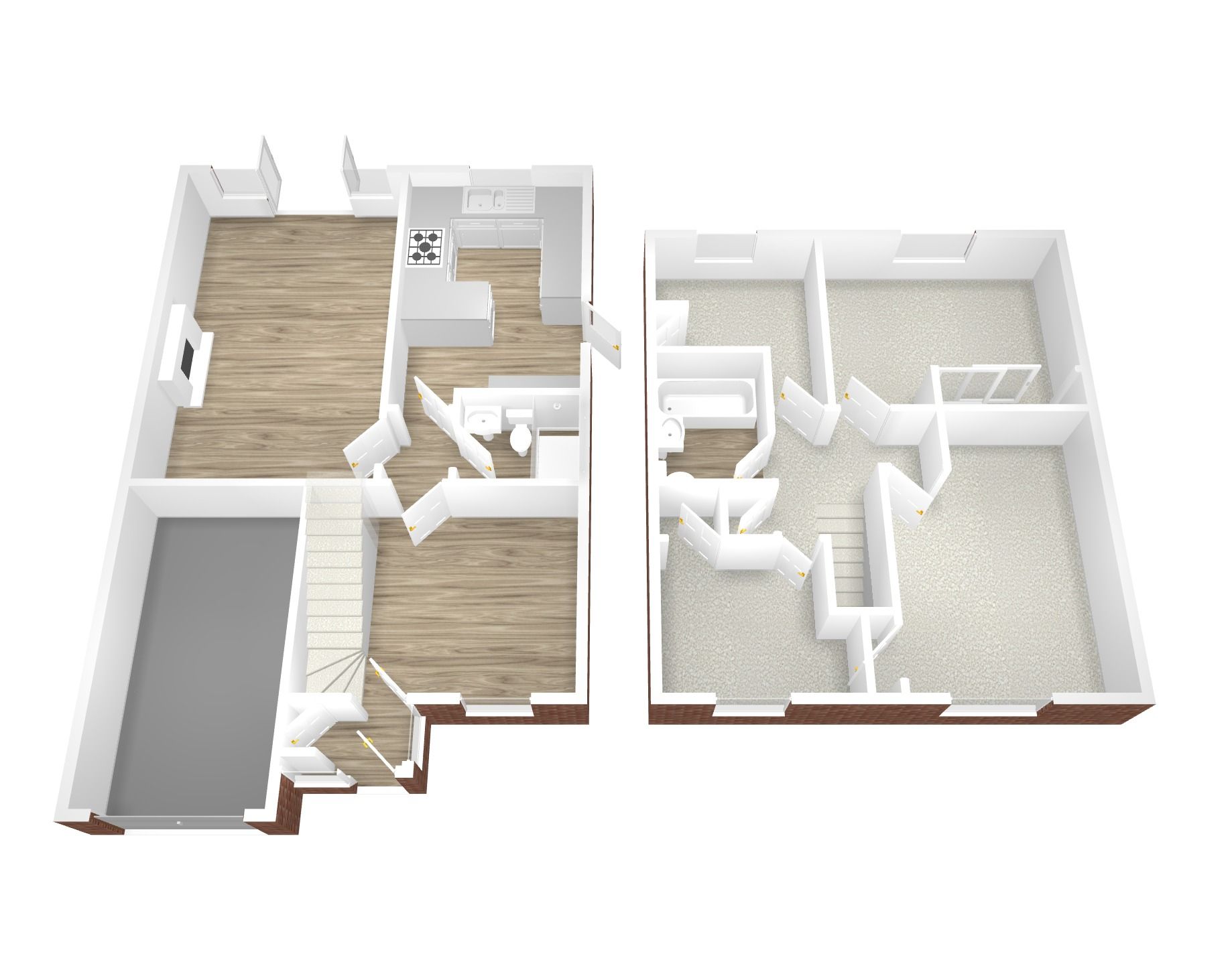 4 bedroom detached house Sold in Coventry - Floorplan 2.