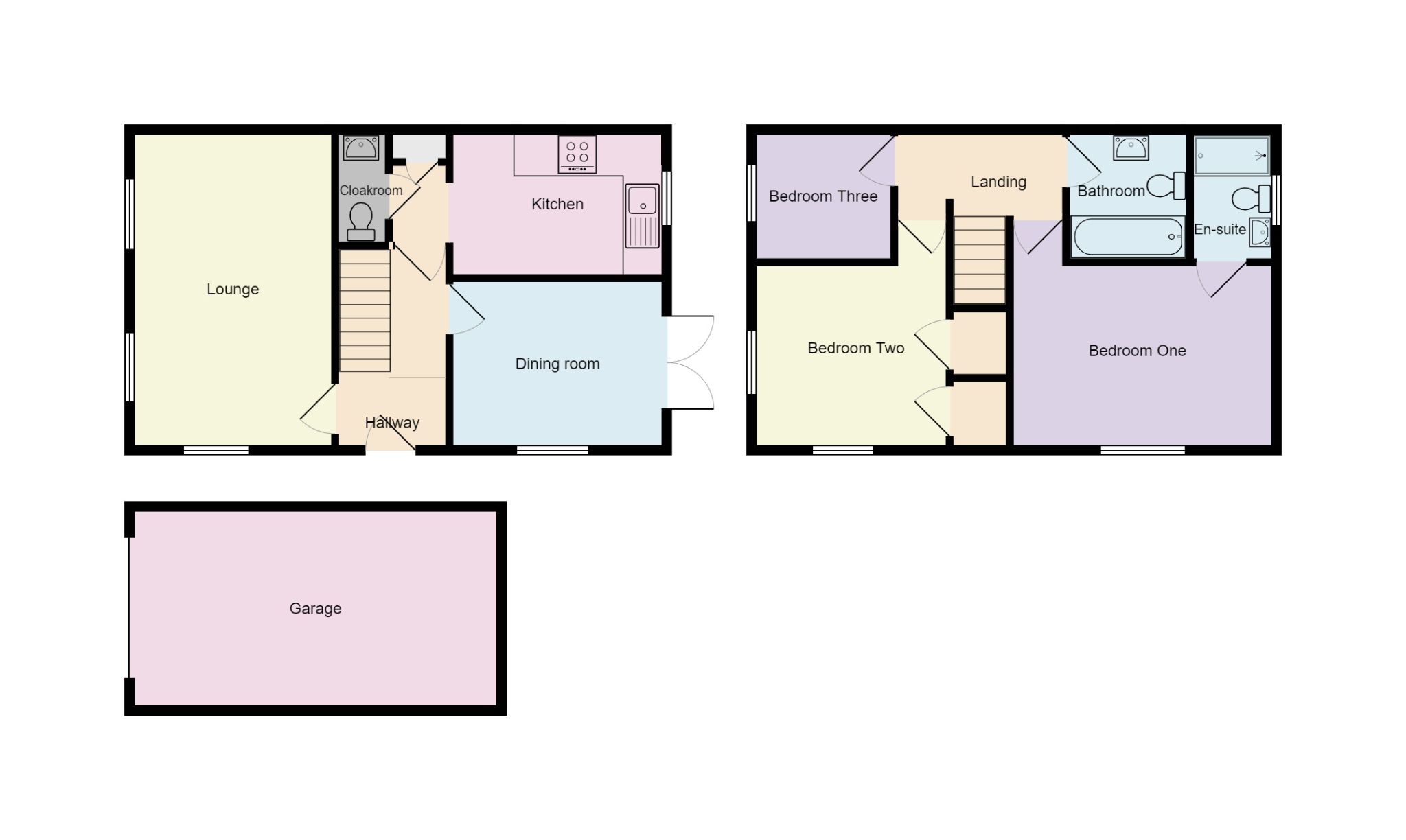 3 bedroom semi-detached house Sold in Coventry - Floorplan 1.