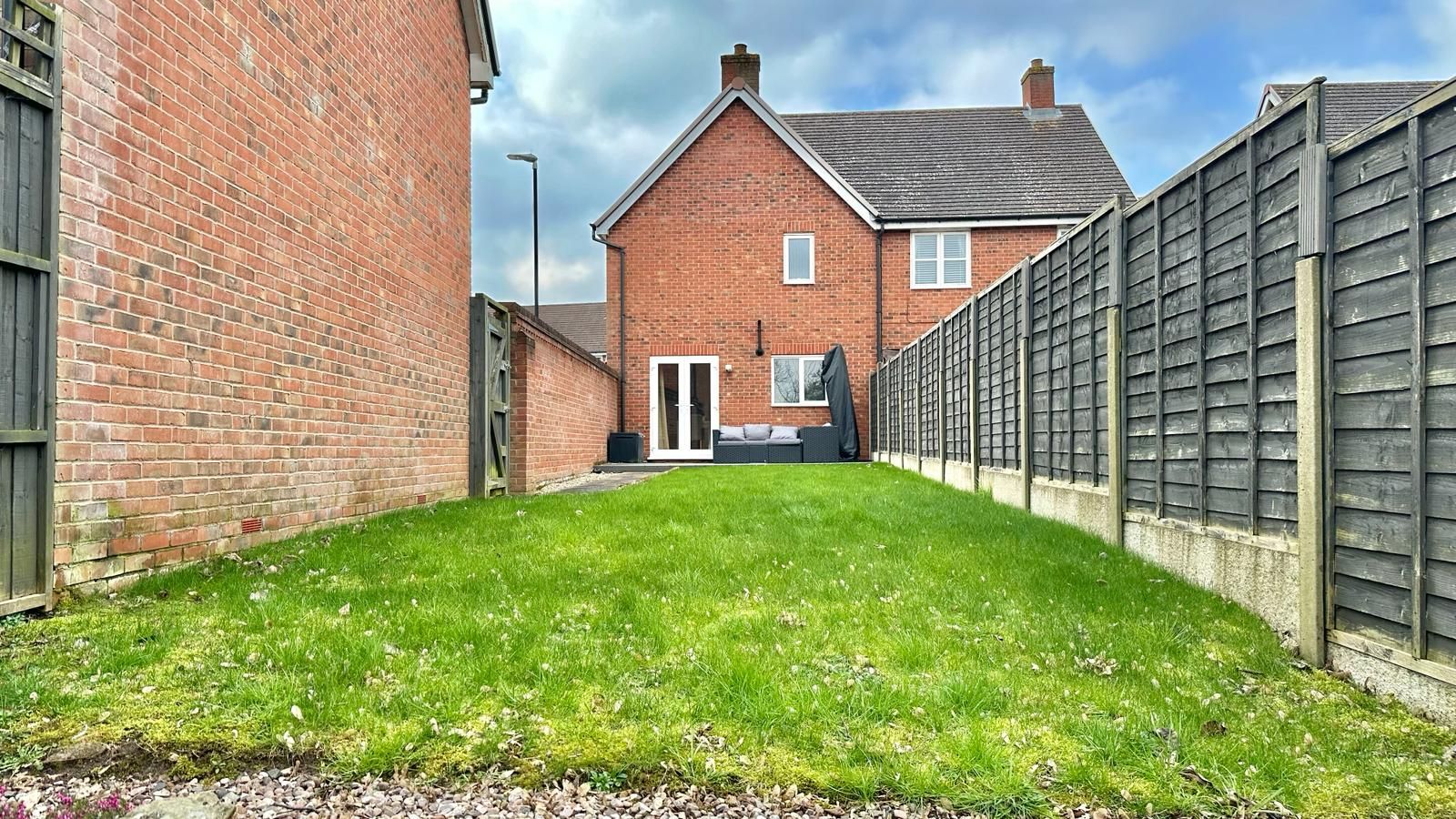 3 bedroom semi-detached house Sold in Coventry - Rear Garden view.