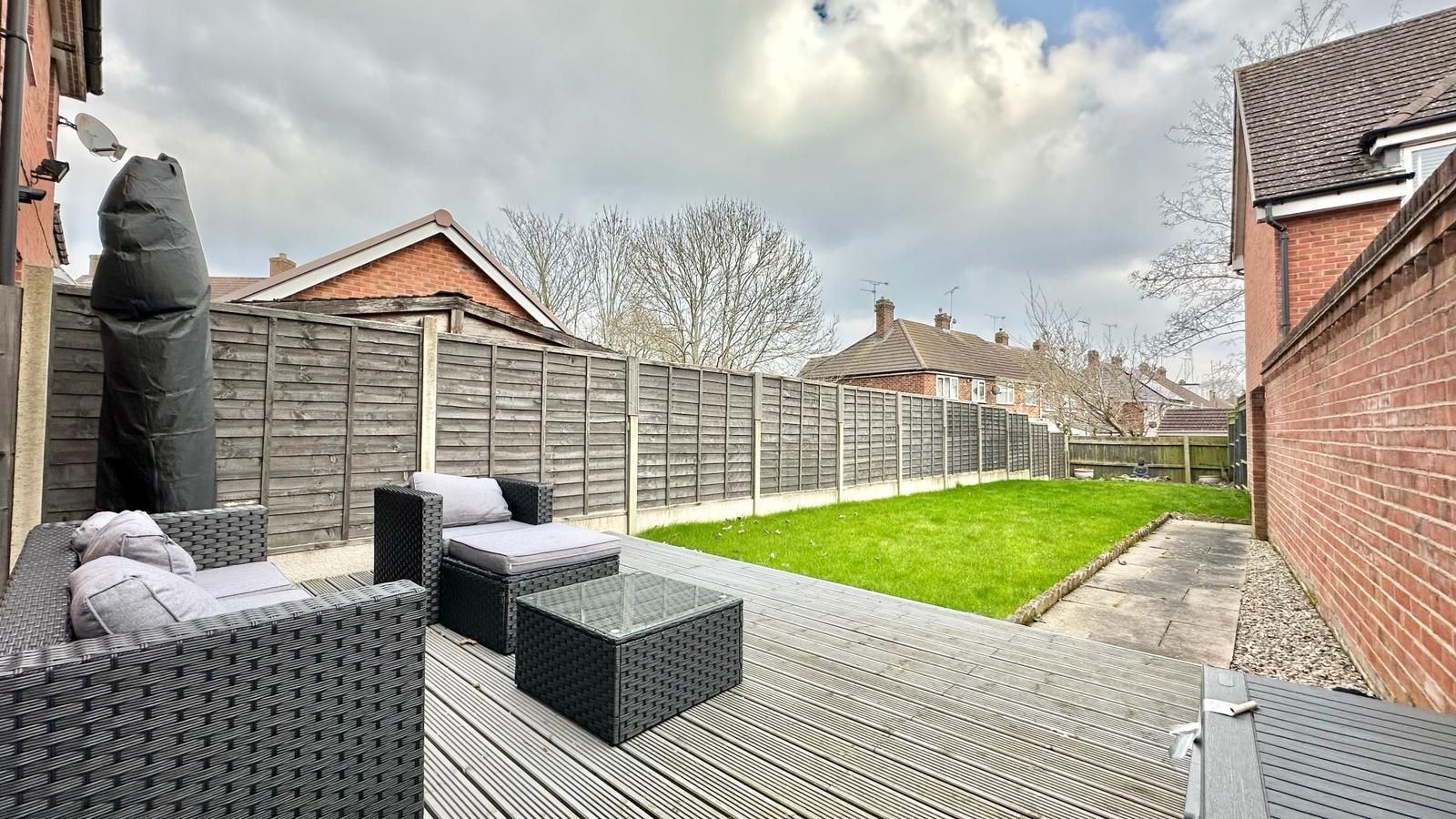 3 bedroom semi-detached house Sold in Coventry - Rear Garden.