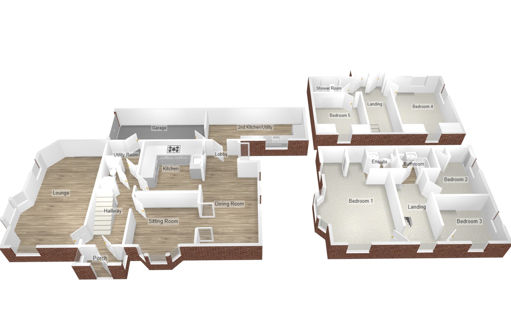 5 bedroom detached house Sold in Coventry - Floorplan 2.
