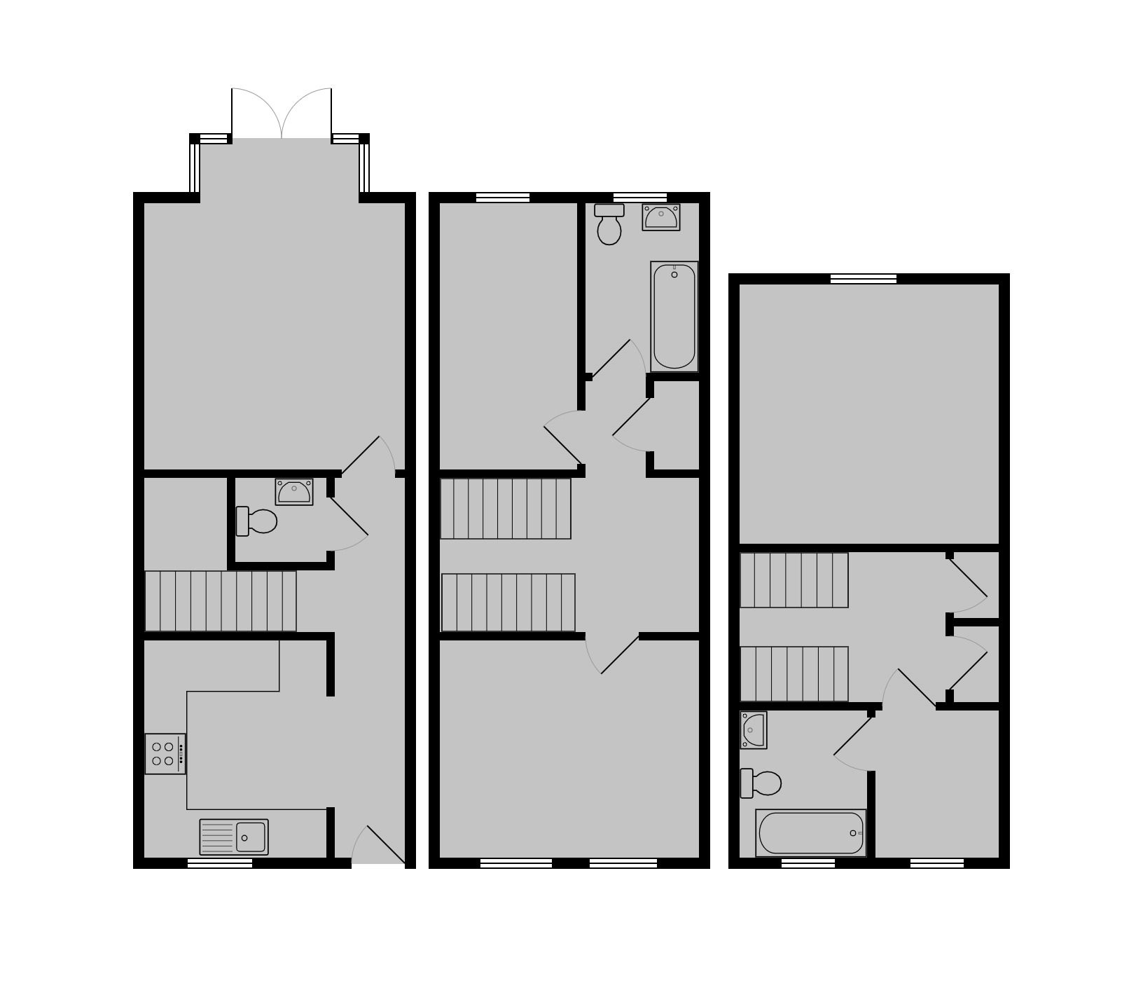 3 bedroom town house Sold in Coventry - Floorplan 1.