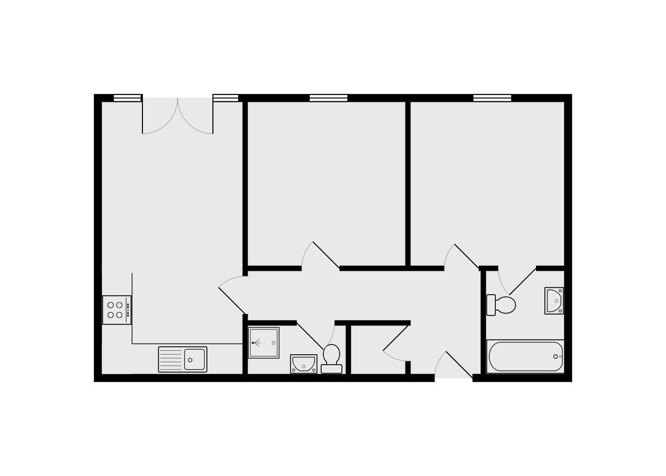 2 bedroom apartment flat/apartment To Let in Coventry - Floorplan 1.
