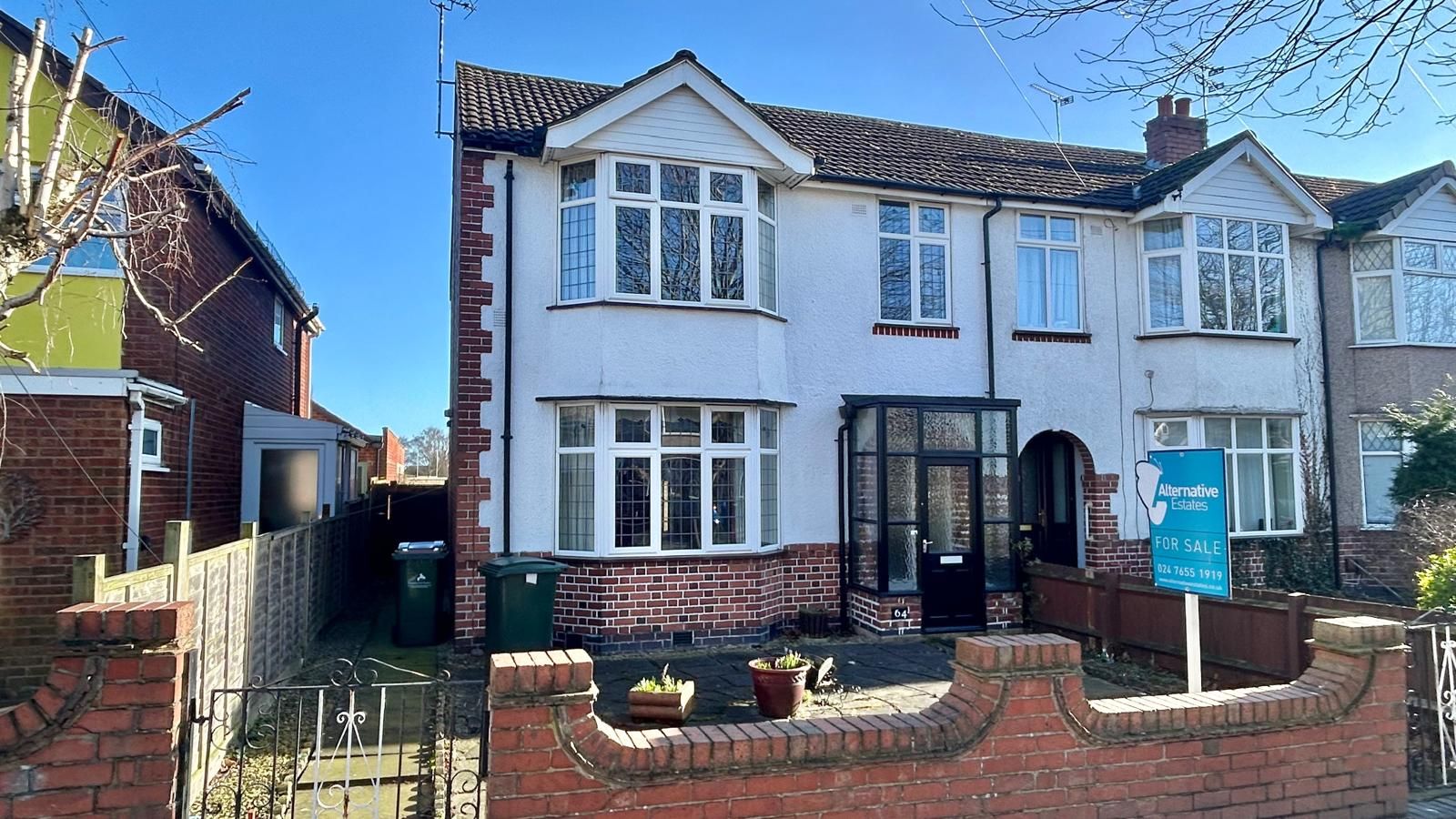 3 bedroom end terraced house For Sale in Coventry - Property photograph.