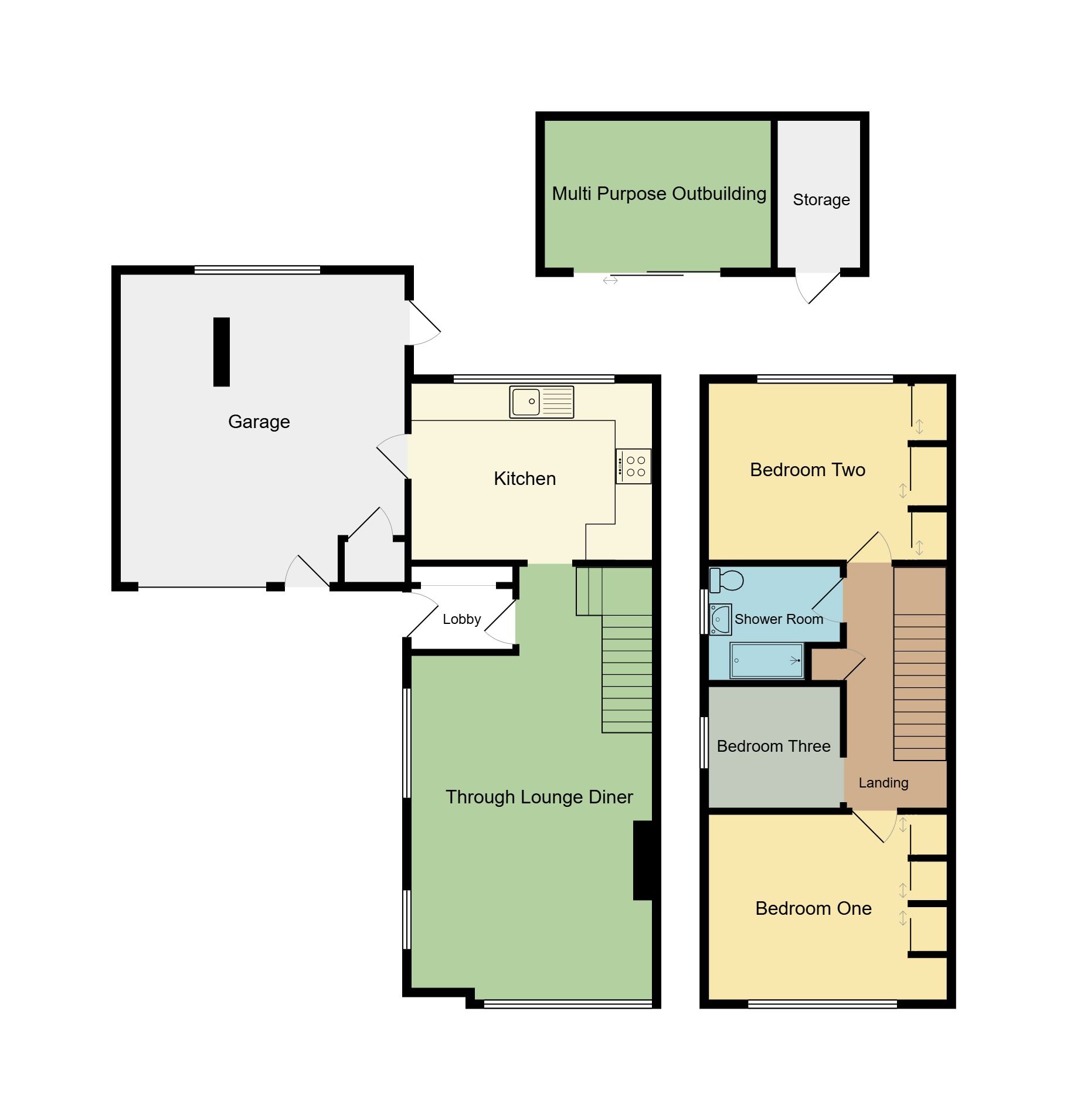 3 bedroom semi-detached house SSTC in Coventry - Floorplan 2.