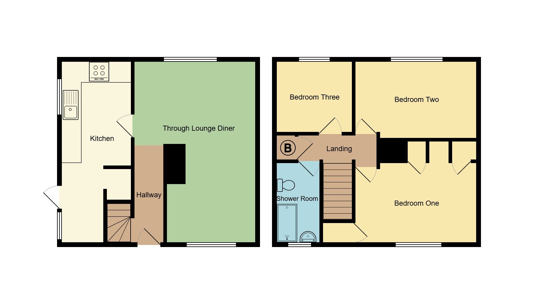 3 bedroom semi-detached house For Sale in Coventry - Floorplan 1.