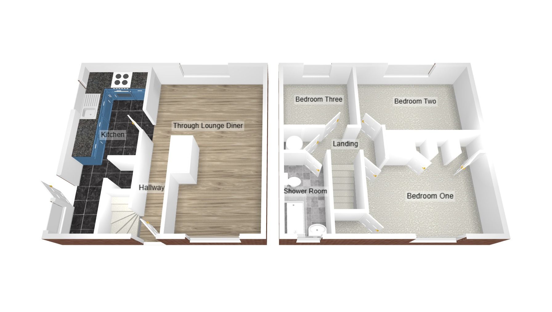 3 bedroom semi-detached house For Sale in Coventry - Floorplan 2.