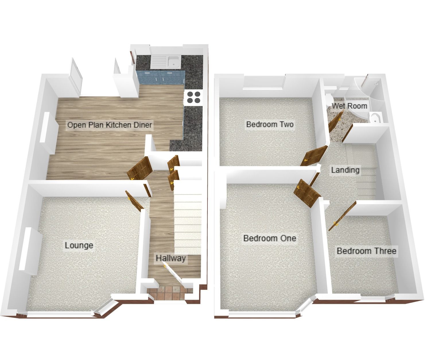 3 bedroom end terraced house SSTC in Coventry - Floorplan 2.