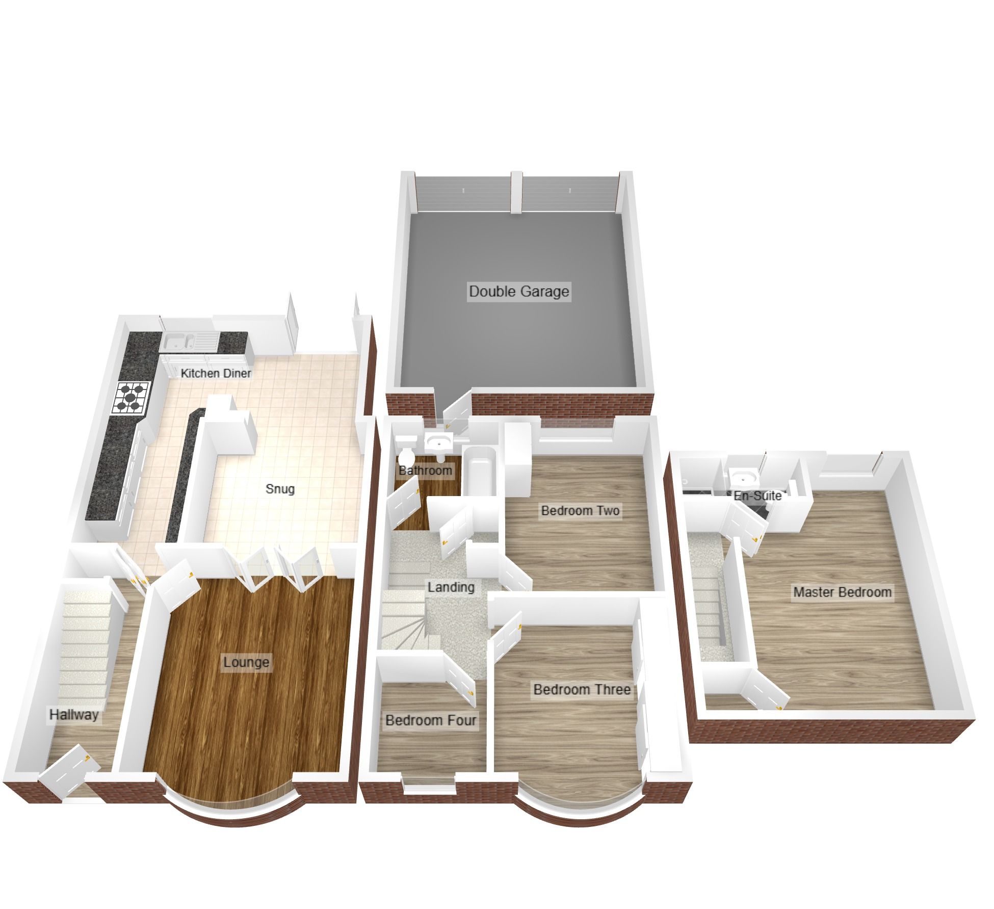 4 bedroom mid terraced house SSTC in Coventry - Floorplan 2.