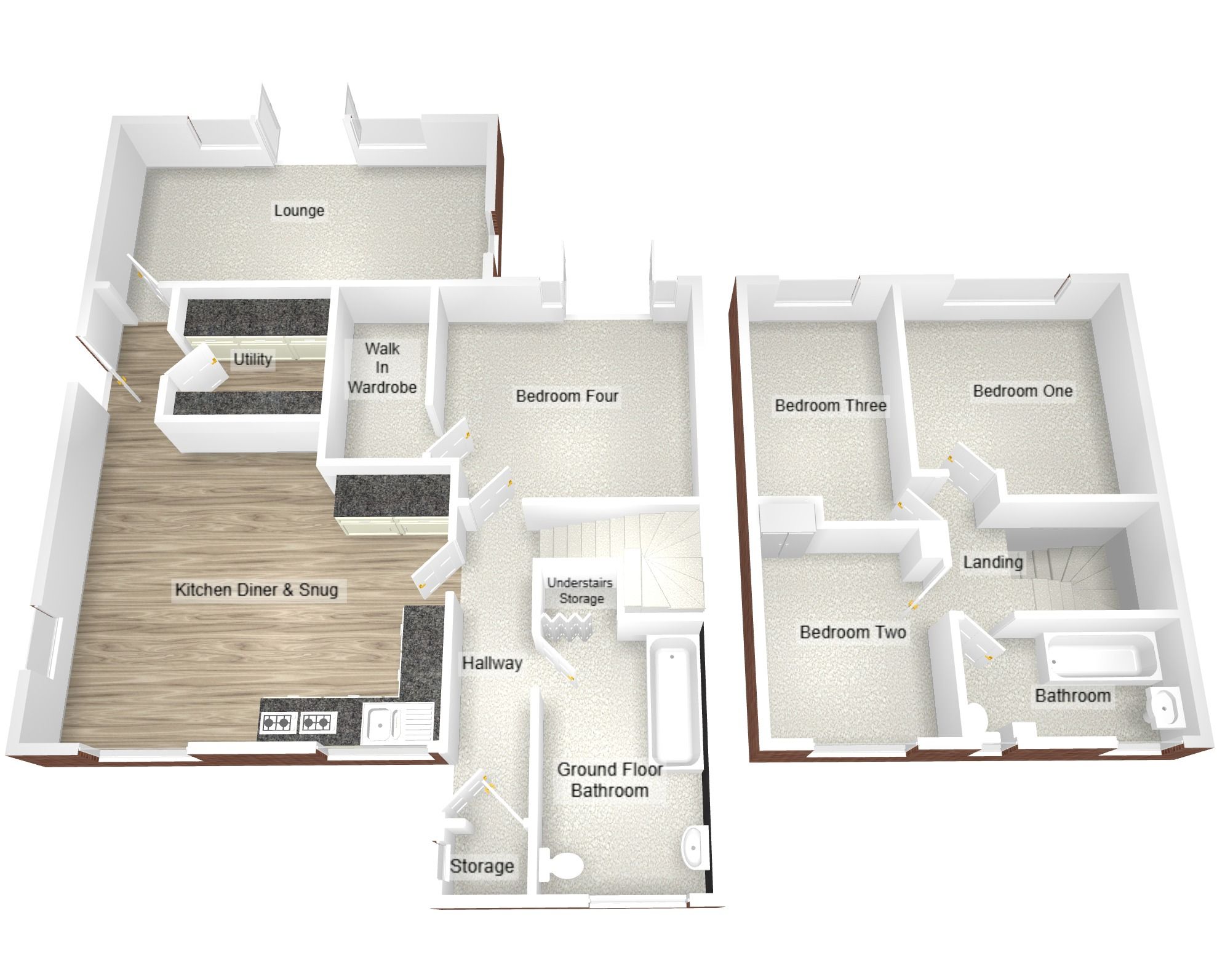 4 bedroom end terraced house SSTC in Coventry - Floorplan 2.