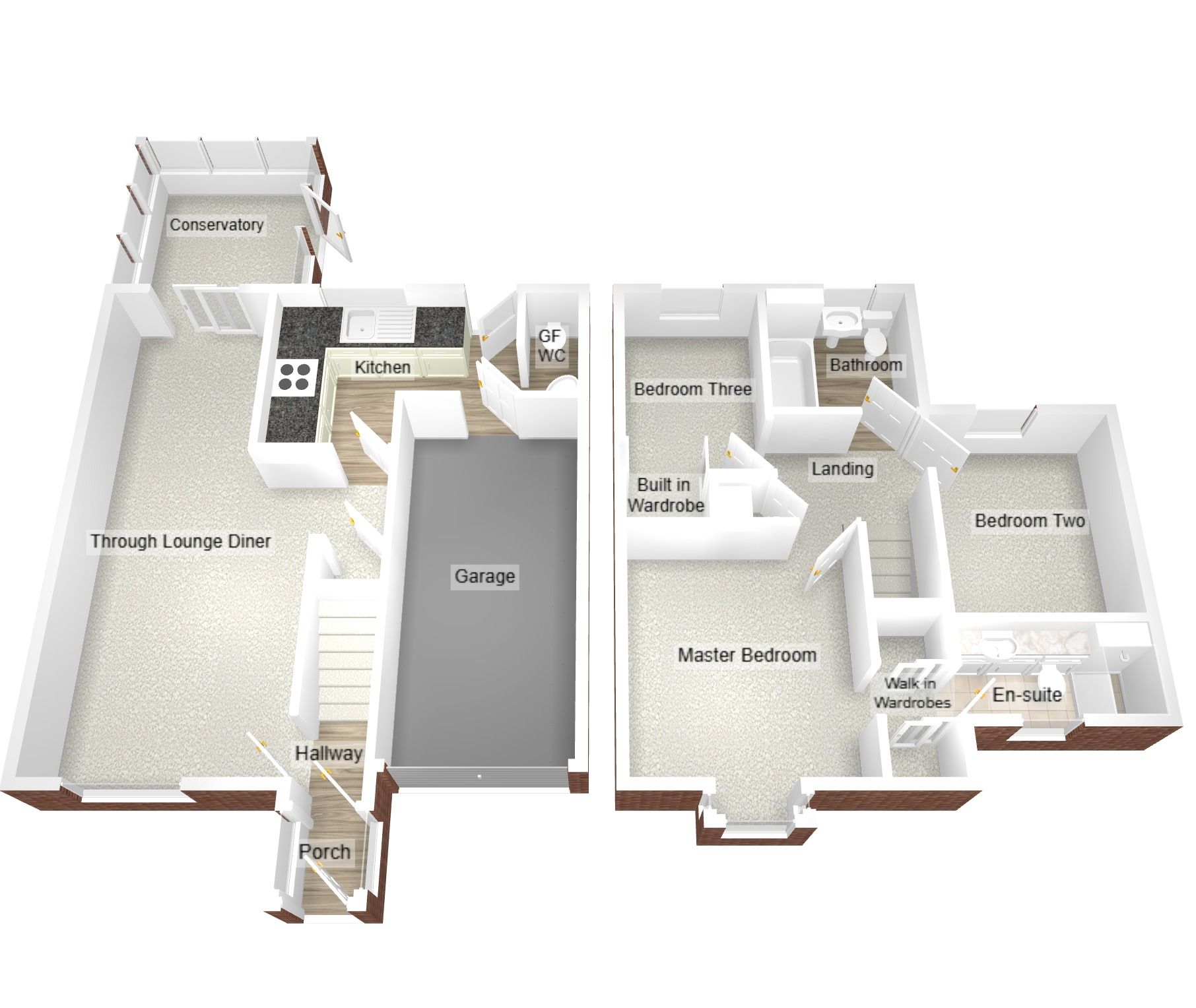 3 bedroom end terraced house Sold in Coventry - Floorplan 2.