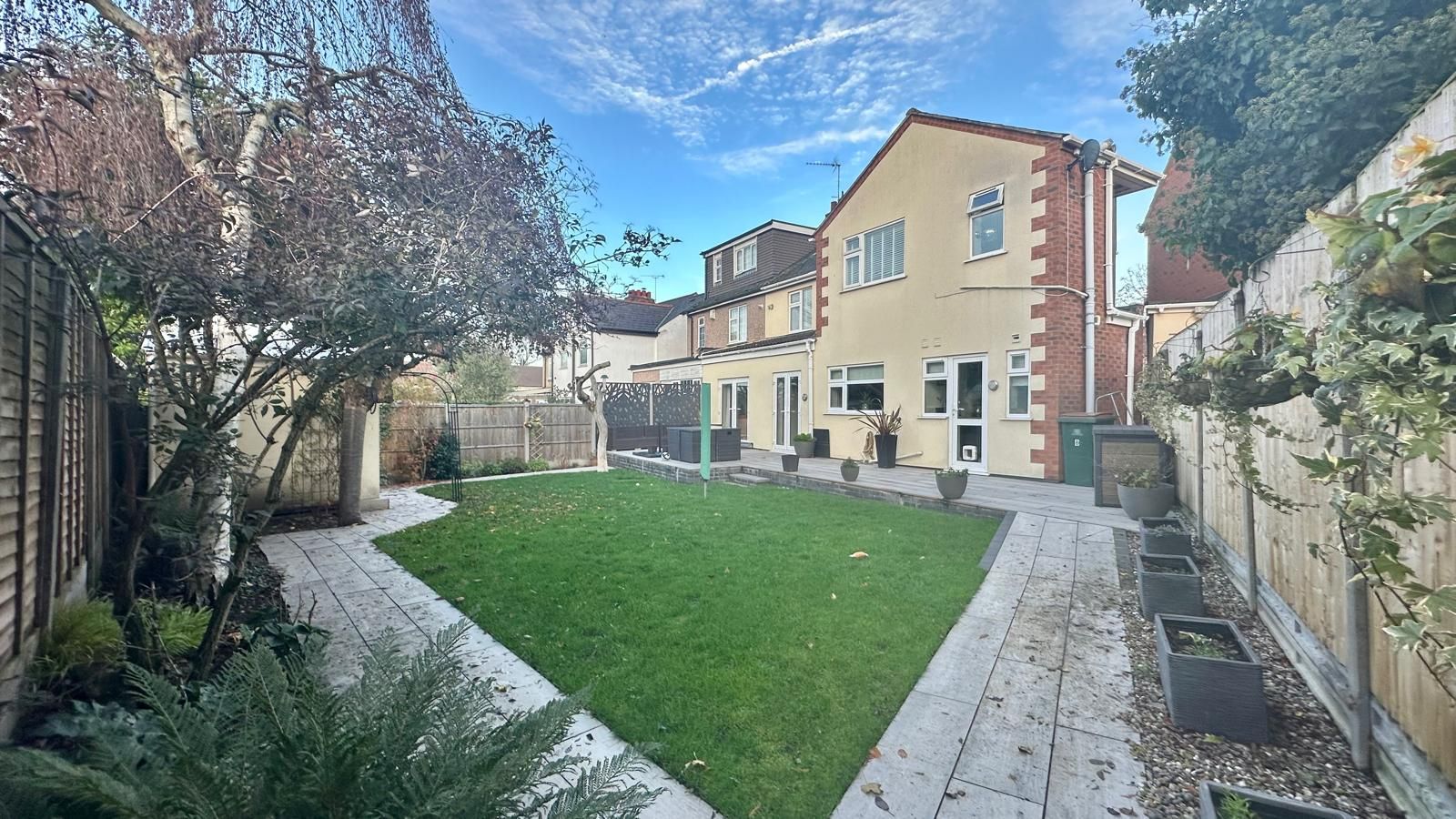 4 bedroom semi-detached house SSTC in Coventry - Rear Garden.