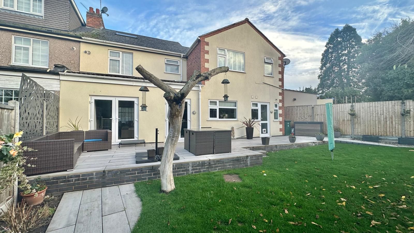 4 bedroom semi-detached house SSTC in Coventry - Rear Garden.