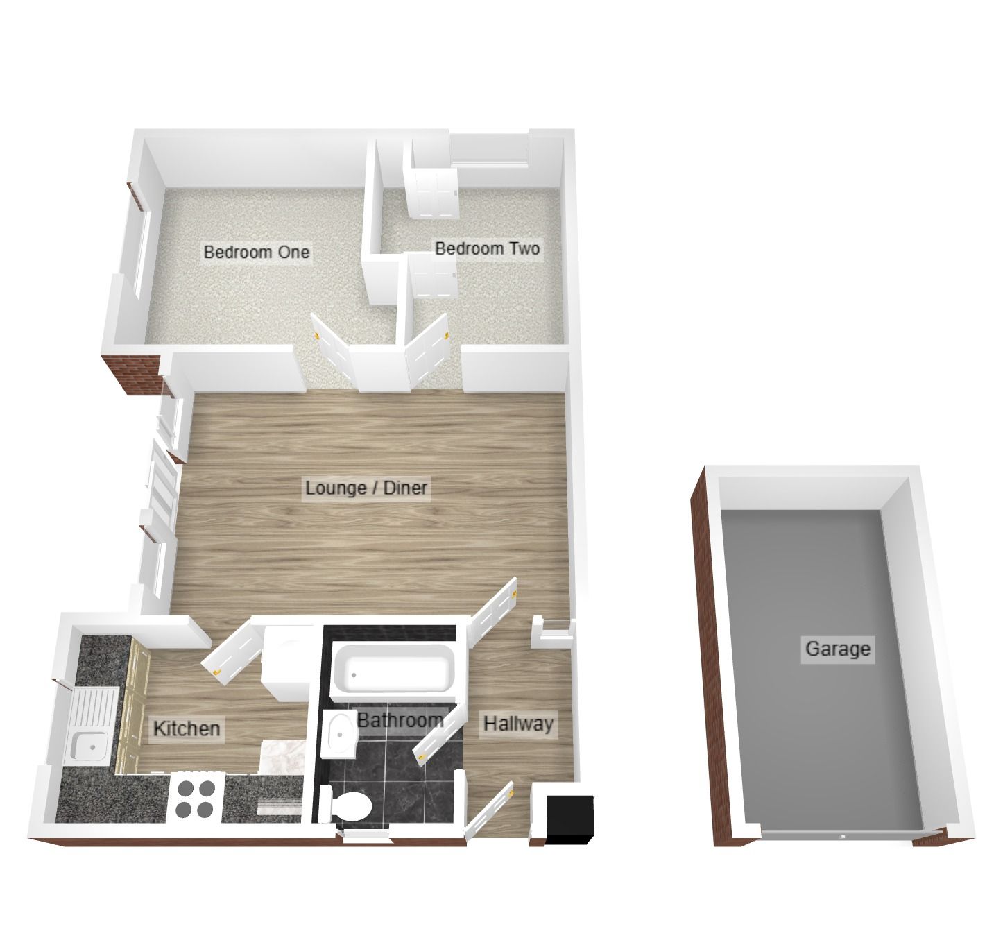 2 bedroom apartment flat/apartment For Sale in Coventry - Floorplan 2.