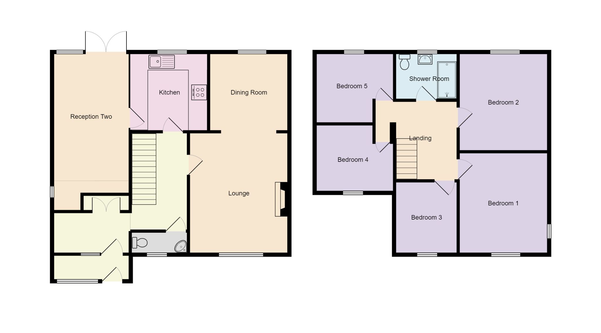 5 bedroom detached house For Sale in Coventry - Floorplan 2.