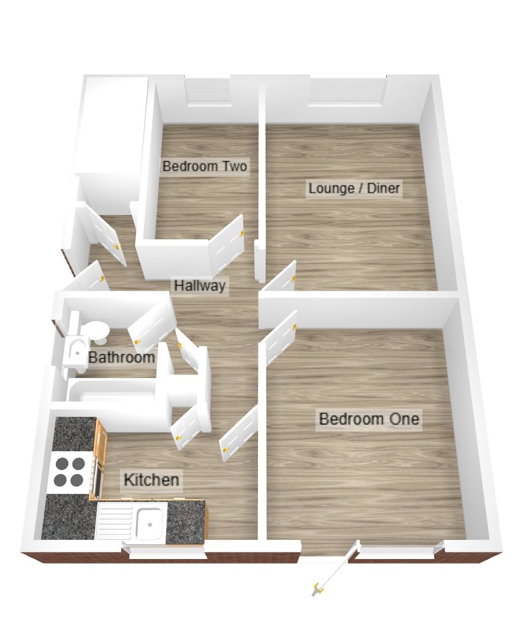 2 bedroom ground floor maisonette flat/apartment For Sale in Coventry - Photograph 12.