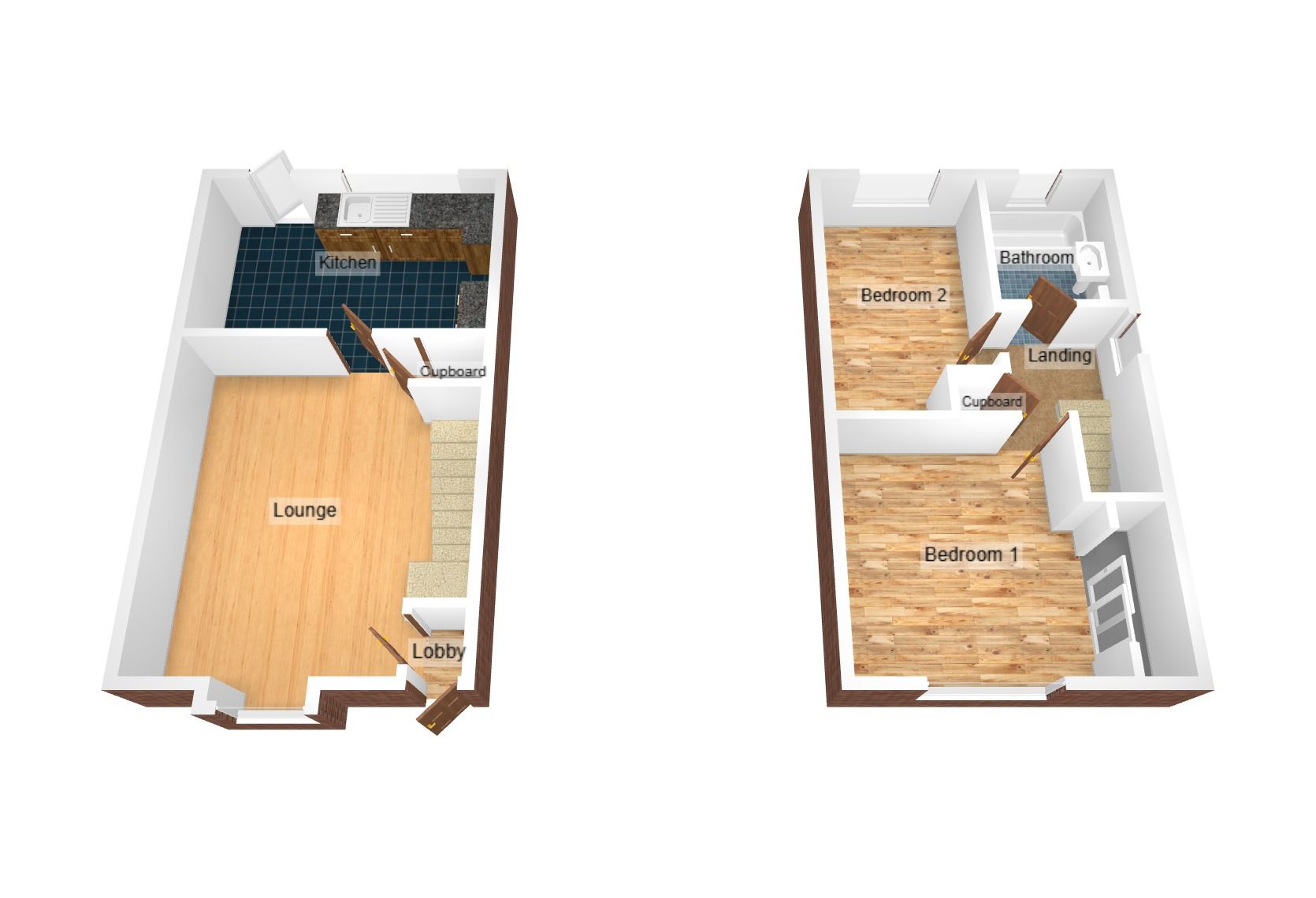 2 bedroom semi-detached house SSTC in Coventry - floorplan 2.