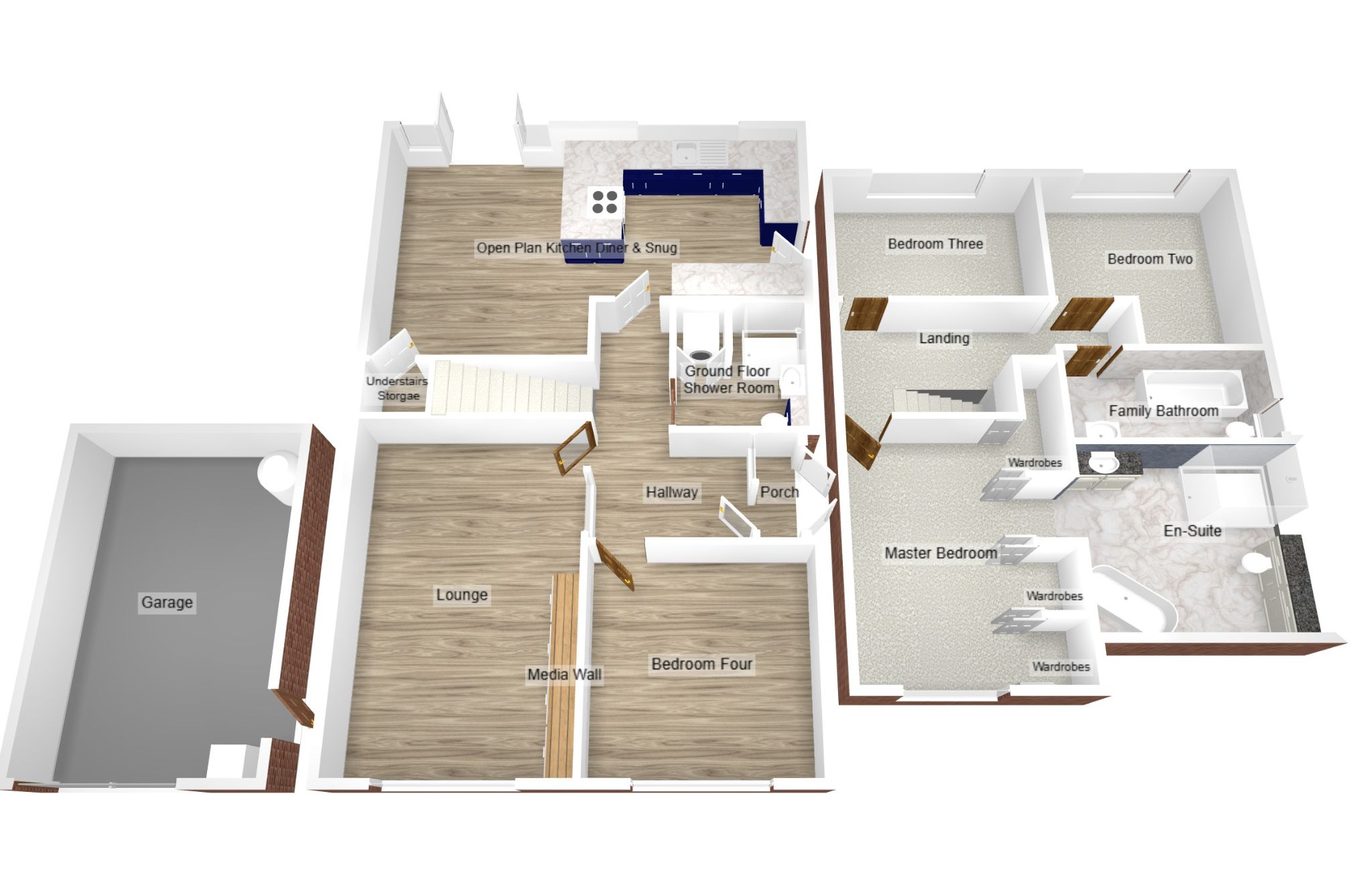 4 bedroom semi-detached dormer house For Sale in Coventry - Floorplan 2.